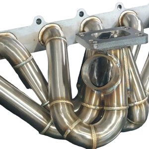 ONBOOST BA BF FG FGX XR6 Turbo T3/T4 HIGH Mount Exhaust Manifold 304SS TI STUDS