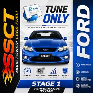 SCT Stage 1 Email Tune – Ford BA/BF/FG XR6 Turbo & FPV F6 (X3/X4)
