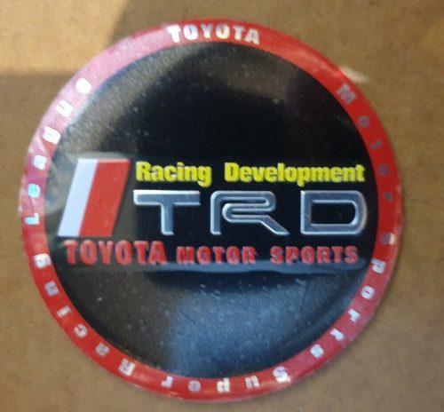 TRD Toyota Racing Developments - Motor Sports Wheel Centre Emblem -Self Adhesive - Image 2