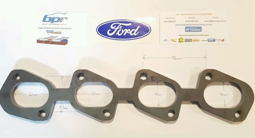 12mm Exhaust Header Flange Plates -Suit Ford GT500 GT40 5.4L Conversion Falcon BA BF FG