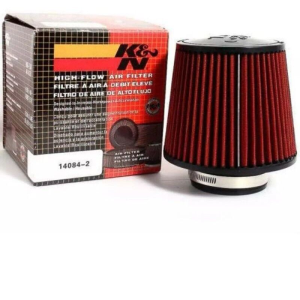 Universal High Flow Intake Air Filter 102mm 3In - Short Cone Tapered K＆N 14084-2