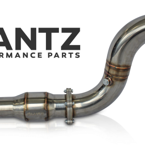 FG FGX Ford Falcon 4″ Down Pipe & 100 Cell Cat STAINLESS STEEL XR6 Turbo FPV F6 Brushed Finish Dump