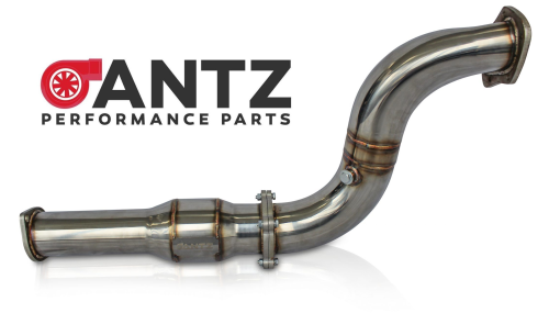 FG FGX Ford Falcon 4″ Down Pipe & 100 Cell Cat STAINLESS STEEL XR6 Turbo FPV F6 Brushed Finish Dump