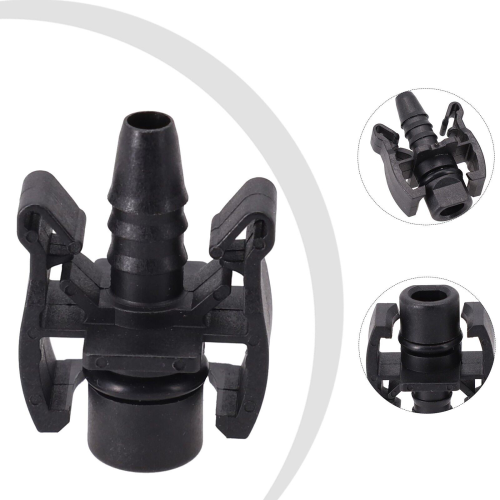 Black Water Hose Connector Straight Connect Expansion Tank - Fiesta Mondeo Focus - Image 6
