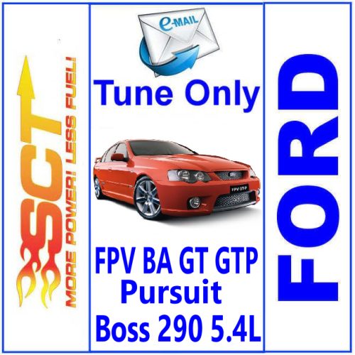 SCT Email Tune - BA BF FG Boss 5.4L XR8 & FPV - All Models