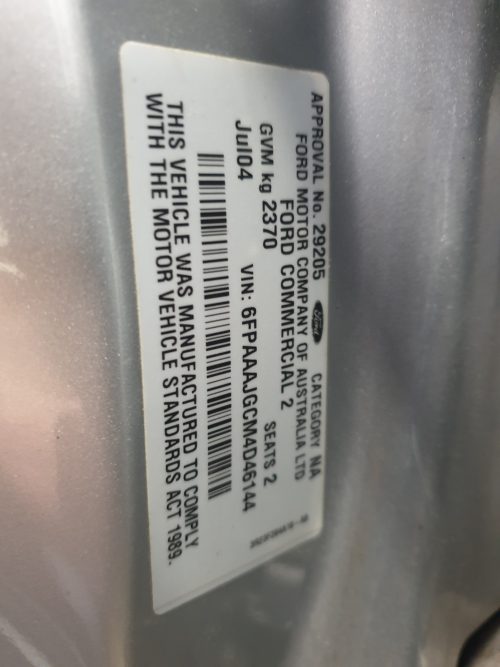 2004 Ford BA2 XR6T Ute 4.0L Auto 223929kms- VIC - Ring Matt 0418102616 - Image 7