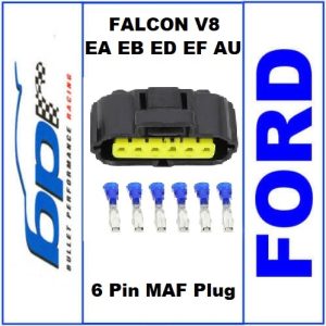 Ford 6 pin MAF connector plug - Falcon EA EB ED EF AU