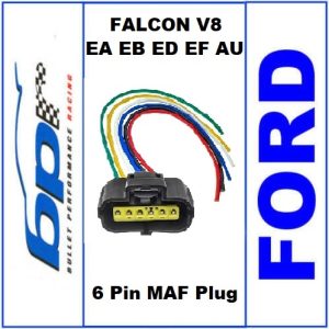 Ford 6 pin MAF connector plug pigtail - Falcon EA EB ED EF AU