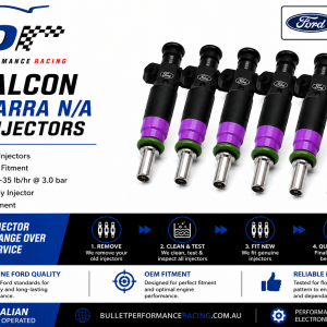 Ford Falcon FG FGX XR6 4.0L N/A Genuine Reconditioned Fuel Injectors (Set of 6) – Cleaned, Flow Tested & Matched – Change Over Service