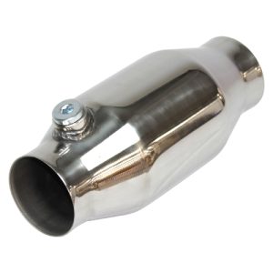 Manta 2 1/2in Round High Flow 200 CPI Metallic Catalytic Converter