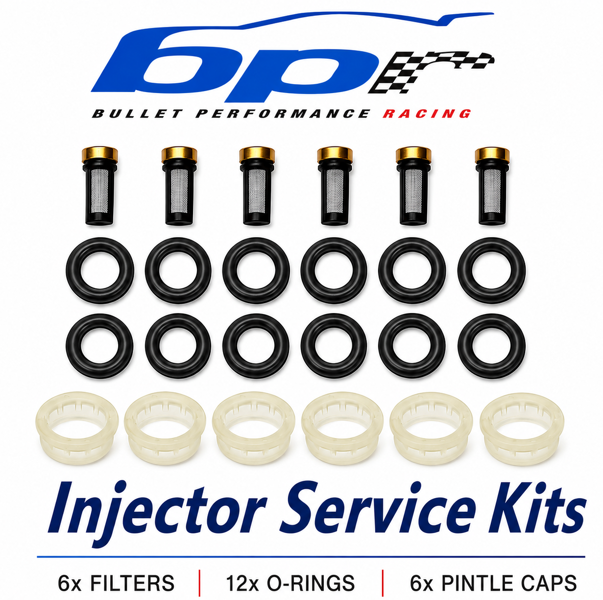 Bosch/Ford Fuel Injector Repair Kit – Pintle, O-Rings, Filters for, 6-Cylinder, Turbo XR6, FPV - Image 2
