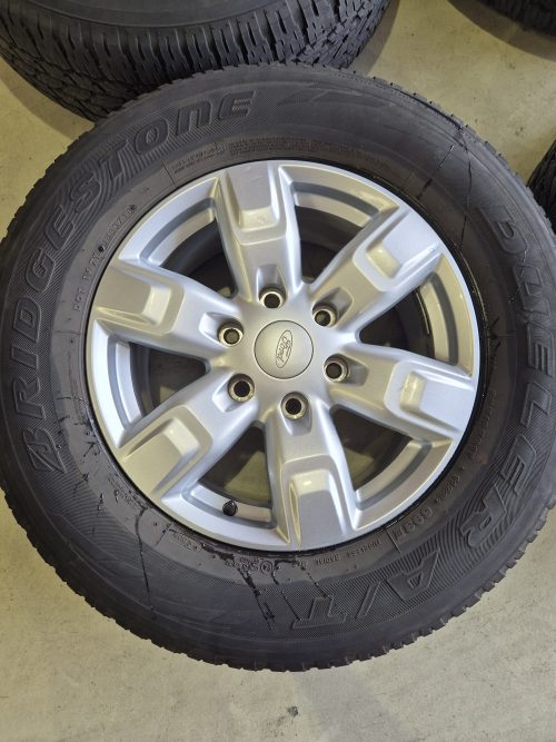 2017 Ford Ranger Everest PX XL XLT XLS - 17x8.0 Genuine Alloy Rims Wheels & Tyres 4pcs - Silver - Image 3