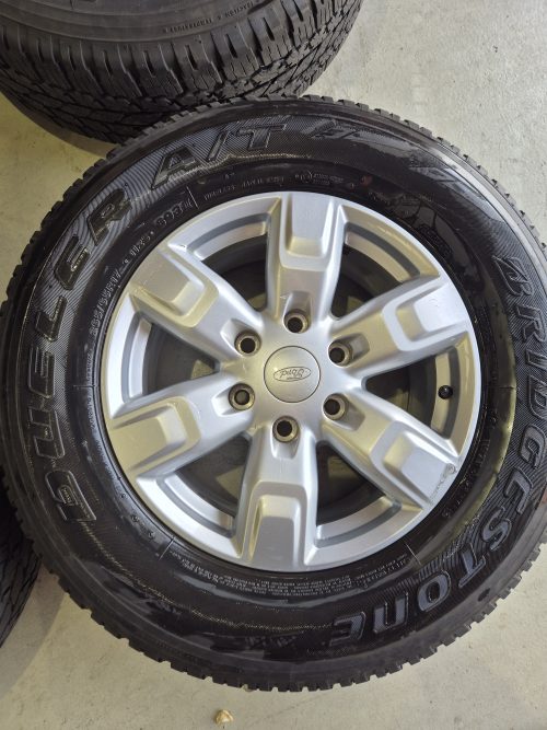 2017 Ford Ranger Everest PX XL XLT XLS - 17x8.0 Genuine Alloy Rims Wheels & Tyres 4pcs - Silver - Image 4