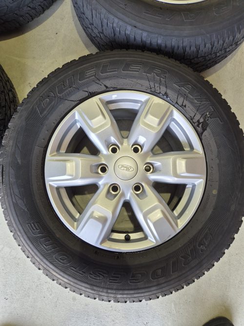 2017 Ford Ranger Everest PX XL XLT XLS - 17x8.0 Genuine Alloy Rims Wheels & Tyres 4pcs - Silver - Image 5