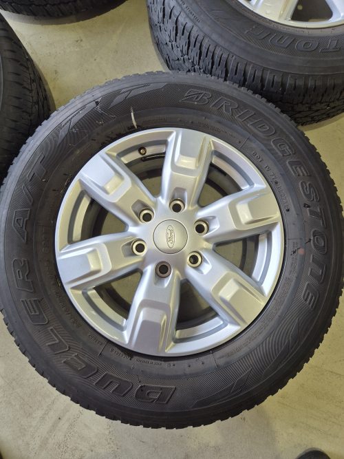 2017 Ford Ranger Everest PX XL XLT XLS - 17x8.0 Genuine Alloy Rims Wheels & Tyres 4pcs - Silver - Image 6