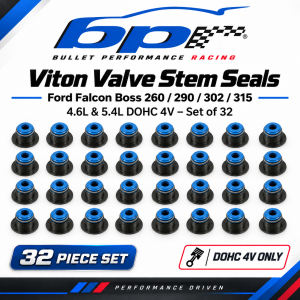 Premium Viton Valve Stem Seals – Ford Falcon 5.4L DOHC / Mustang 4.6L–5.8L 32V (Boss 260 / 290 / FPV) Set of 32