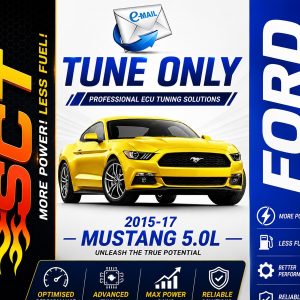 SCT Email Tune - 2015-2017 Mustang GT 5.0 - Stage1