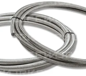 Raceworks AN-6 200 Series Stainless Braided Teflon Hose – 1m | Fuel, Oil & Nitrous Safe