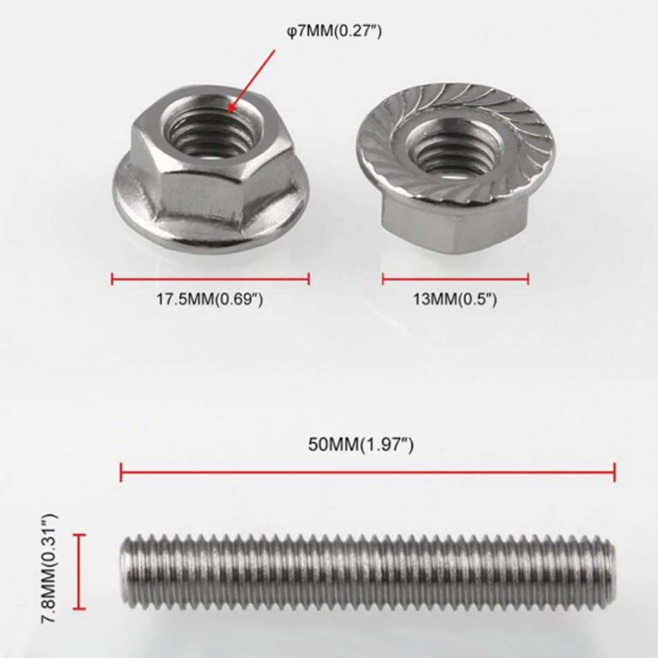 BA BF FG Ford 5.4 Boss 260 290 Stainless Steel Exhaust Manifold Stud Kit – 16 Pcs - Image 4