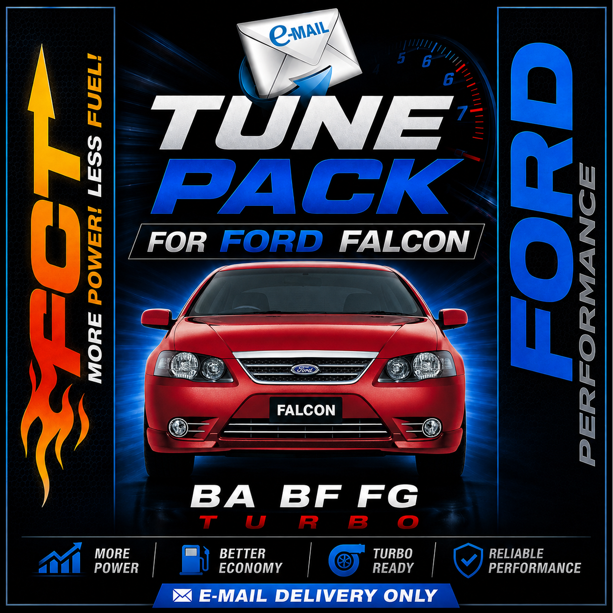 SCT Stage 1 Email Tune – Ford Falcon BA BF FG FGx6 5.4L 4.0L Turbo | 4 Tune Pack | .CEF Format - Image 3