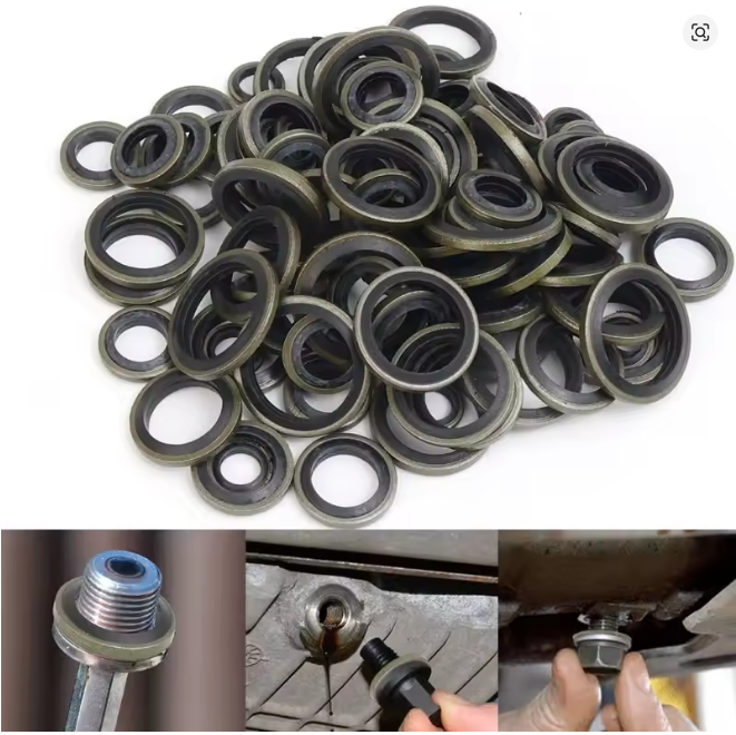 Universal Oil Drain Plug Washer & Sump Plug Gasket Kit – Rubber Sealing Washers with Drain Bolt Seals – M6, M8, M10, M12, M14 & M16 - Image 5