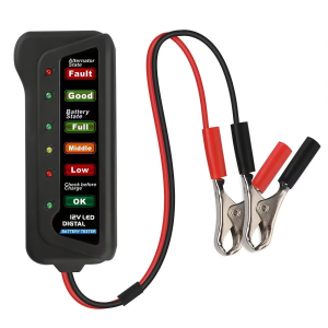 TIROL T16897 12V LED Battery & Alternator Tester – Car Motorcycle Charging System Tester