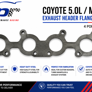 Ford 5.0L Coyote / Miami Exhaust Header Flange Plate – 4 Port Steel