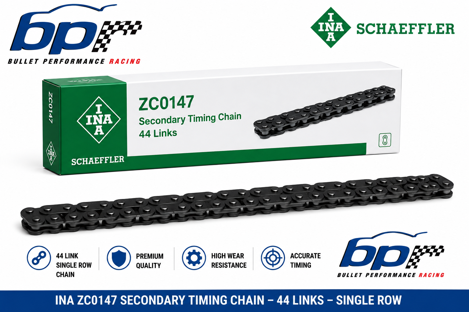 Premium Secondary Timing Chain – Ford Falcon FPV 5.4L DOHC 32V Boss 260 / Boss 290