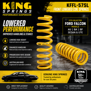 King Springs KFFL-57SL Front Lowered Coil Springs – Ford Falcon – Used