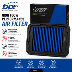 BPRacing High Flow Performance Air Filter – FG Falcon Fairmont XR6 XR6 Turbo F6 FPV 4.0L Barra