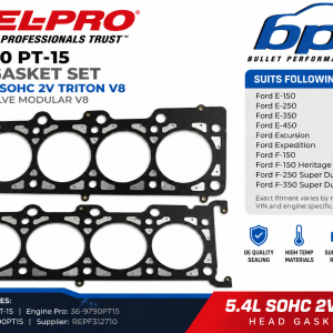Fel-Pro HS 9790 PT-15 Head Gasket Set Ford 5.4L SOHC V8 Triton Excursion F-Series