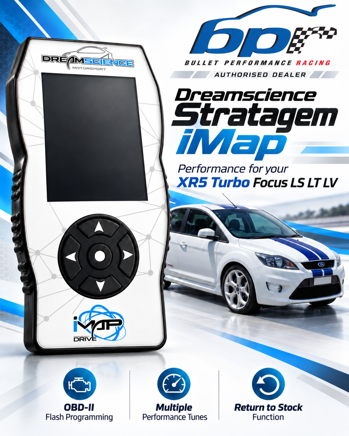 Dreamscience Stratagem iMap ECU Tuner – Ford Focus XR5 Turbo ST225 LS LT LV
